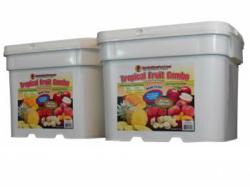 Two 300 serving fruit buckets by Survivalcavefood